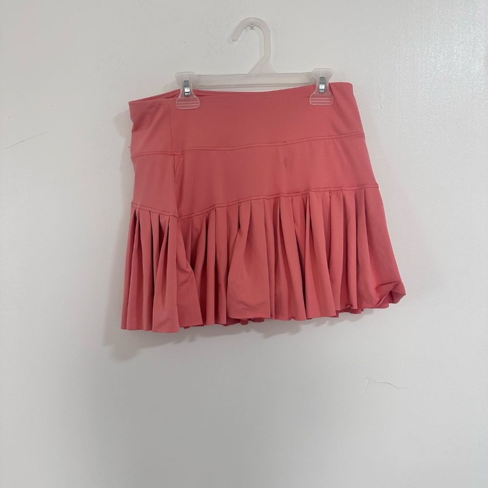 Kyodan Golf Pleated Skort Pink Coral Athletic Skirt Size M Tennis Activewear